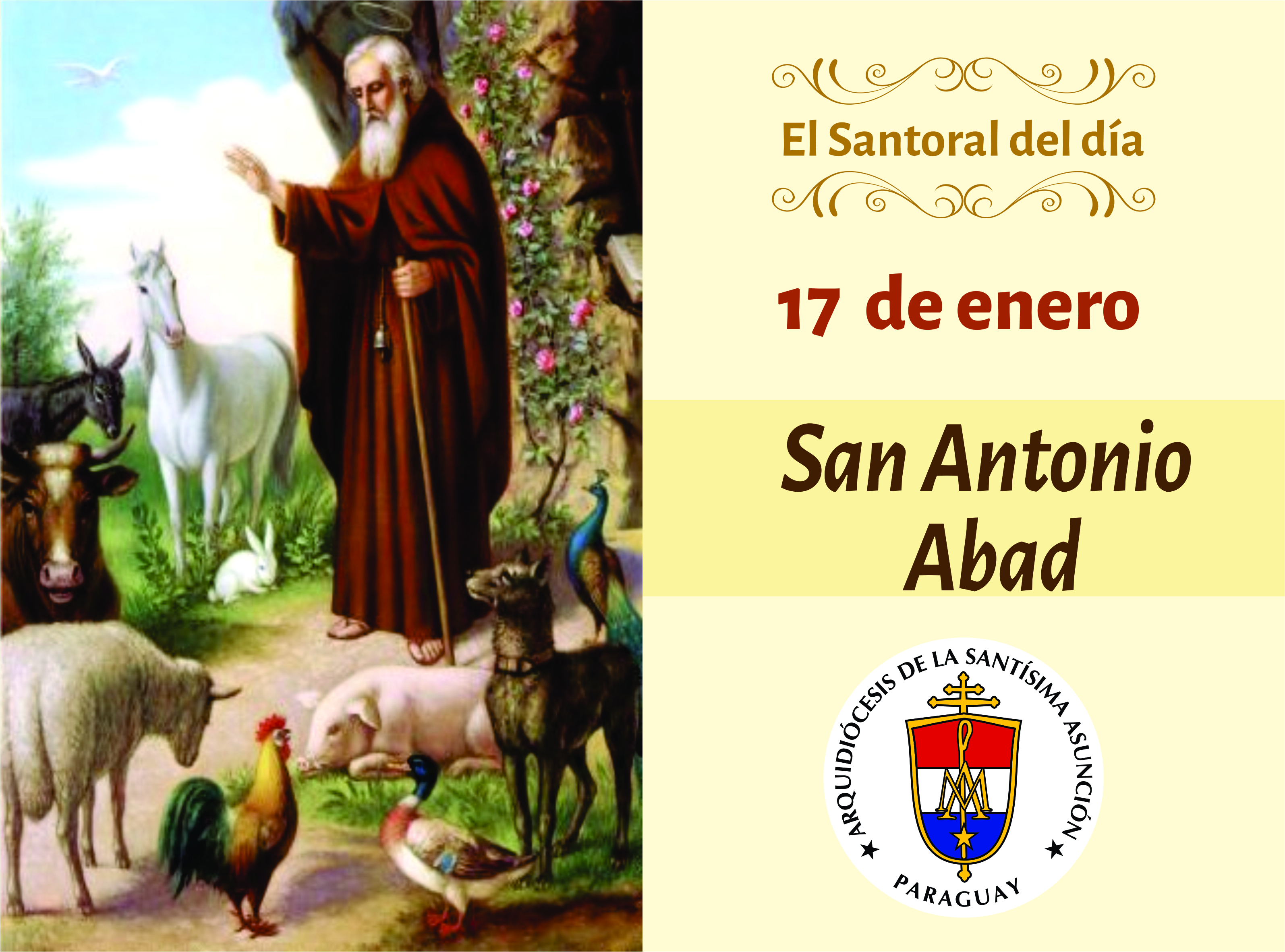 La Iglesia celebra la memoria de San Antonio,abad - Arzobispado de la  Santísima