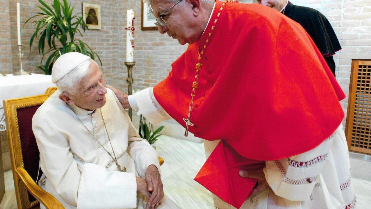 El Cardenal Adalberto Martínez, viaja a Roma para participar del funeral del papa emérito Benedicto XVI.