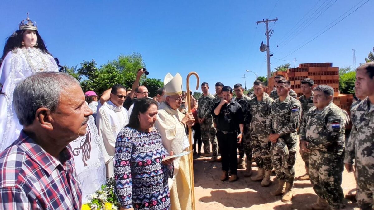 “Buscar el rostro de Jesús, como Santa Veronica” expresó el Cardenal en la fiesta de la comunidad de Guaica